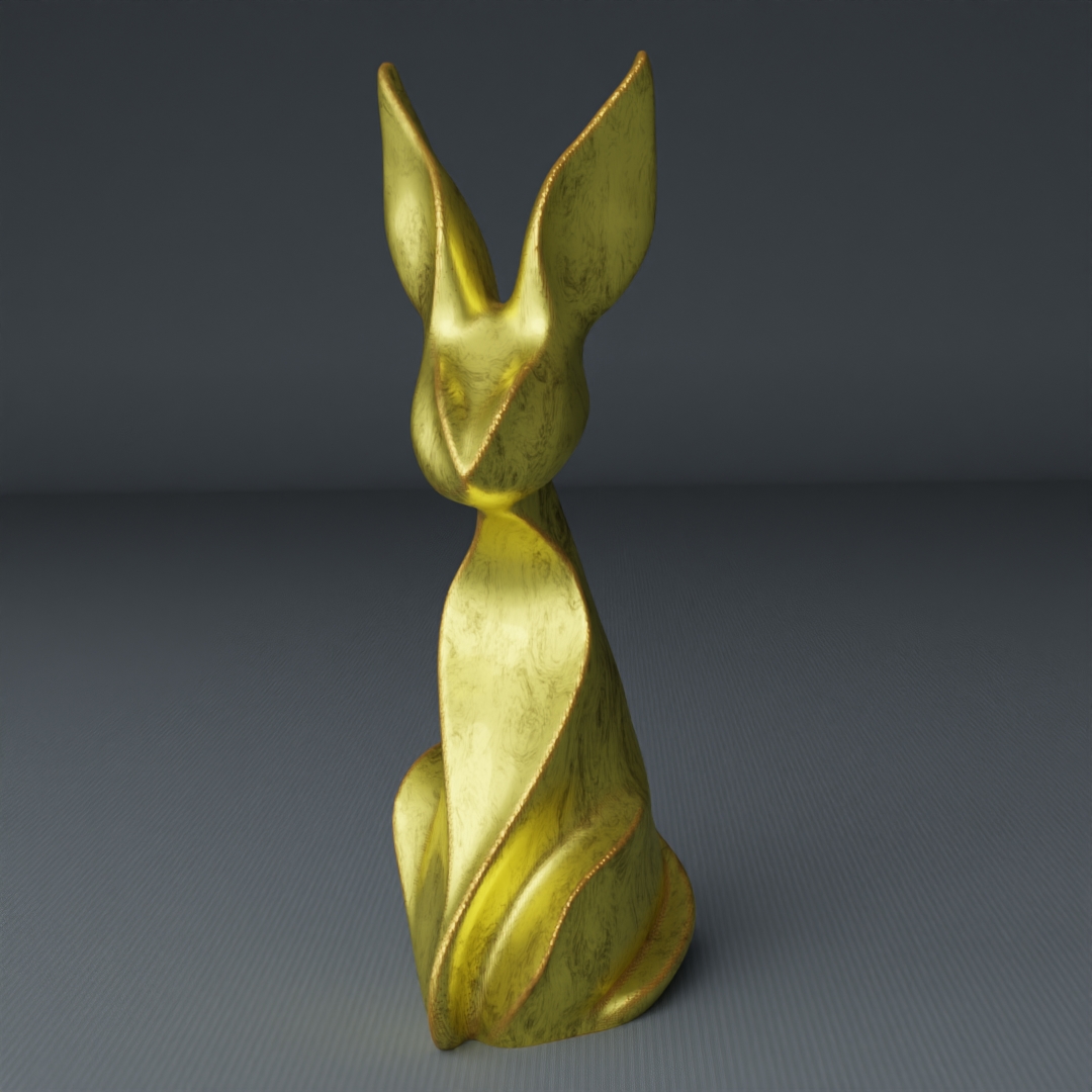 Modern Easter Rabbit Sculpture 6