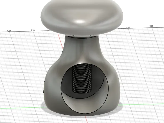 Mushroom nut cracker