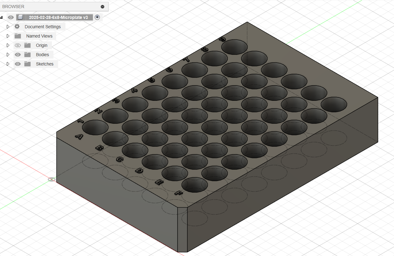 Vial microplate holder and vial cap plate (6x8)