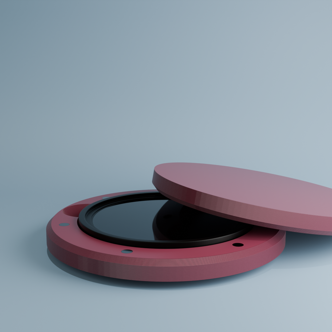 Universal stackable camera filter case