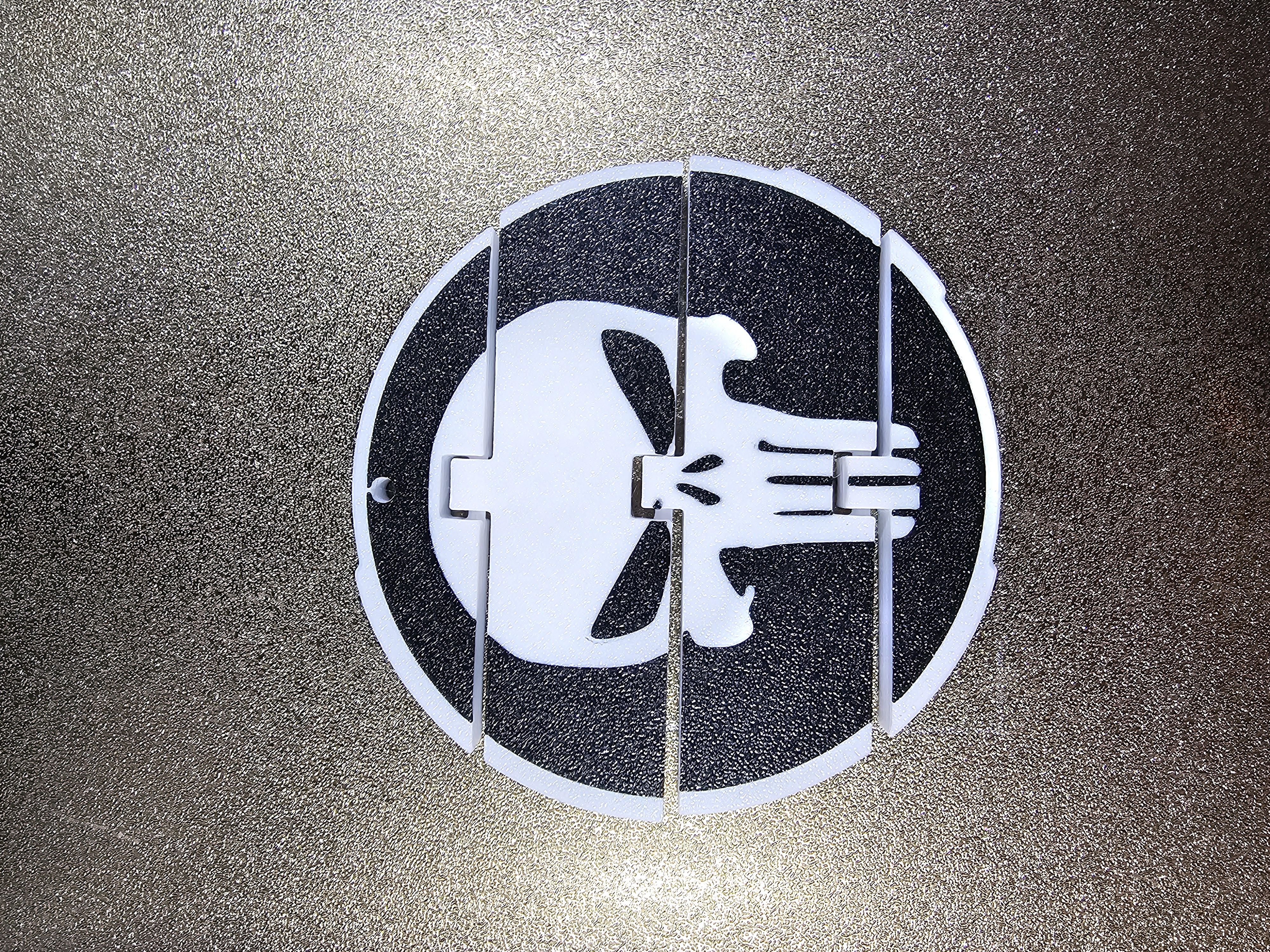 Articulated Punisher flexi toy/Coaster