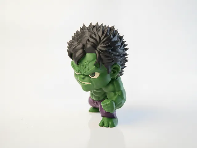 Angry Hulk Figurine Marvel 3D Printable