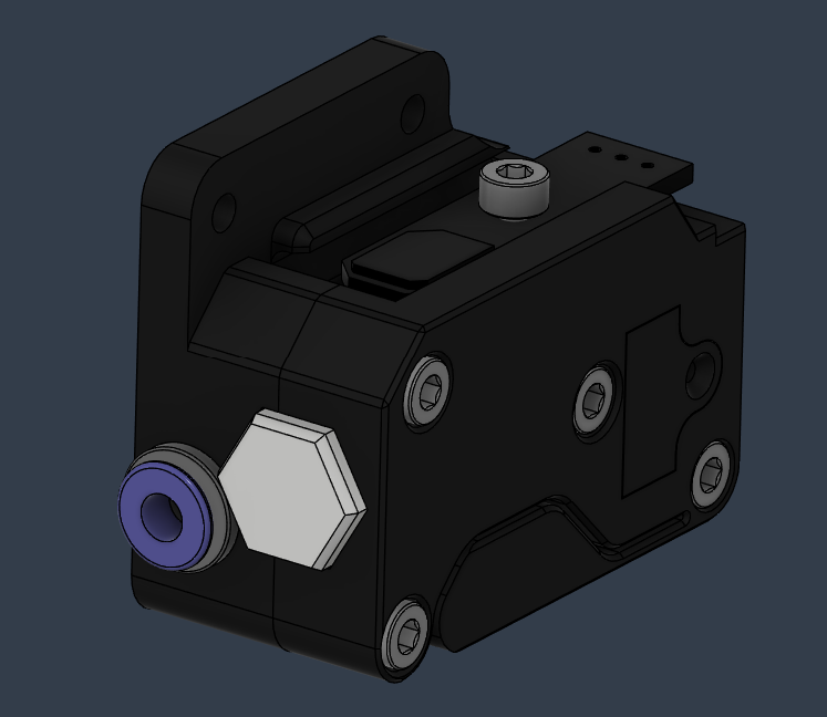 Smart Filament Sensor with runout switch and RGB backlit button