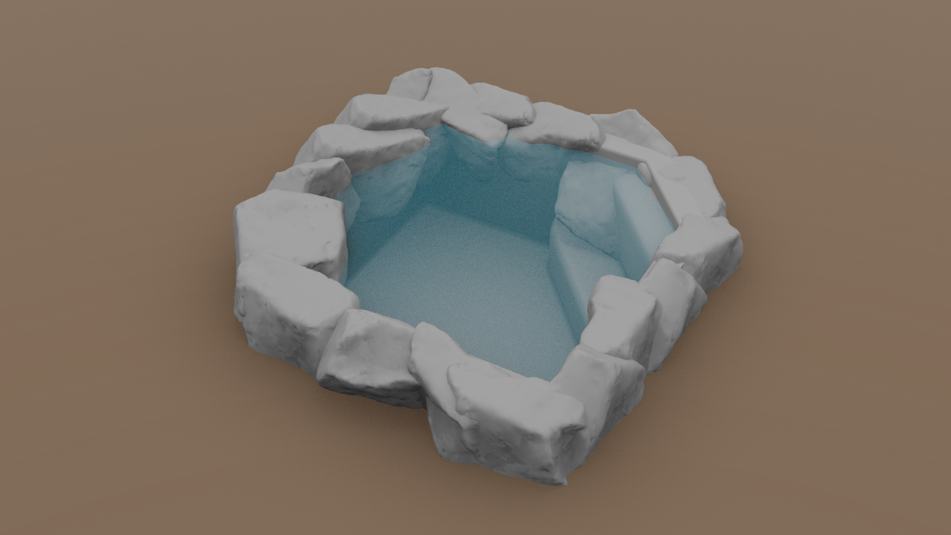 Frog Pool Rock – Terrarium Water Dish