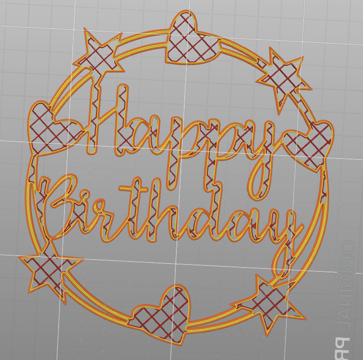 Miniatura 2 do modelo 3D Happy birthday ring