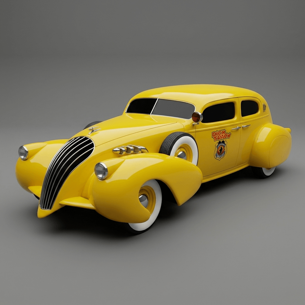 Dick Tracy - Customized 1936 Ford two-door Coupe