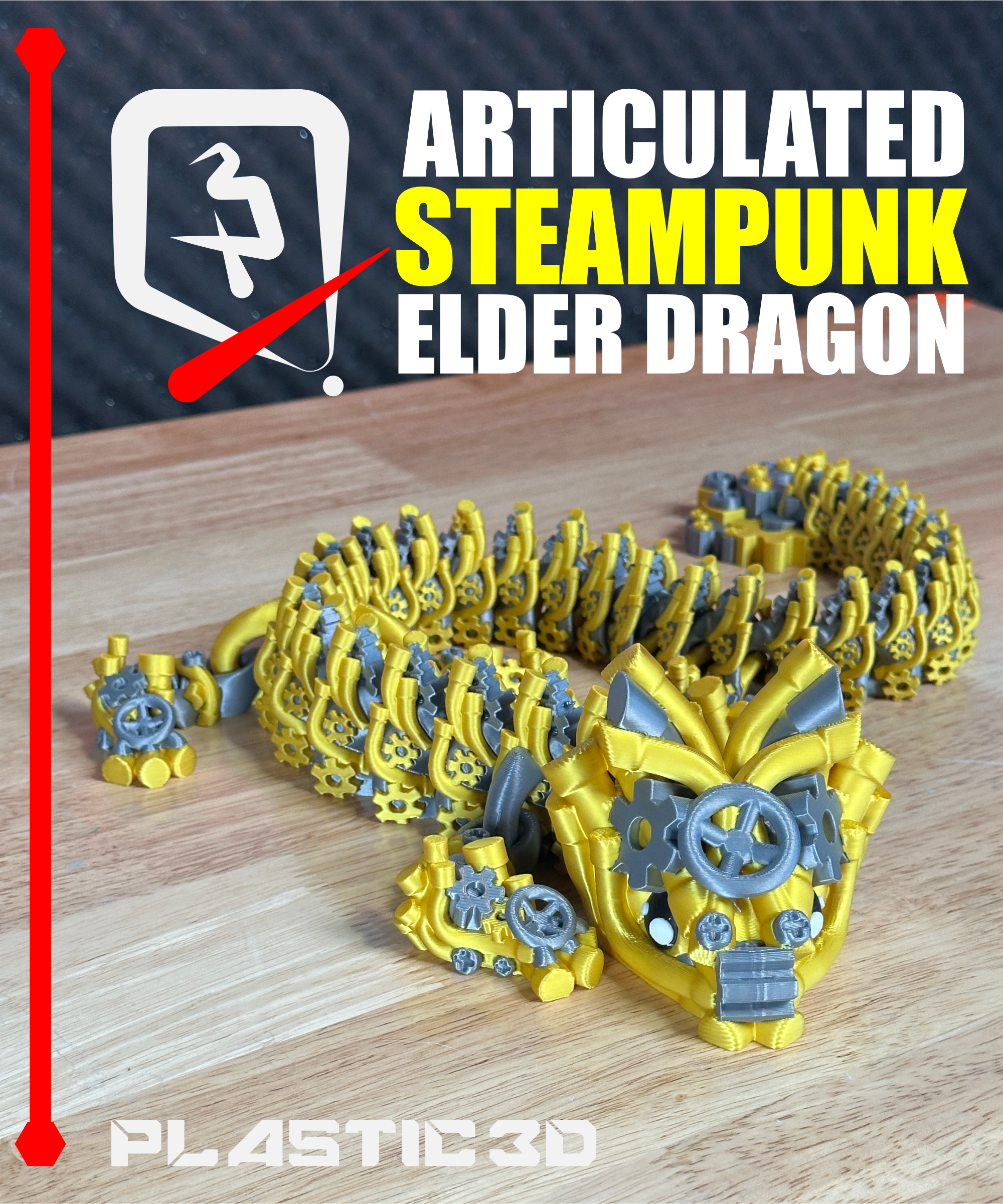 Steampunk Dragon Elder — The Seamless Clockwork Legend — thumbnail 5