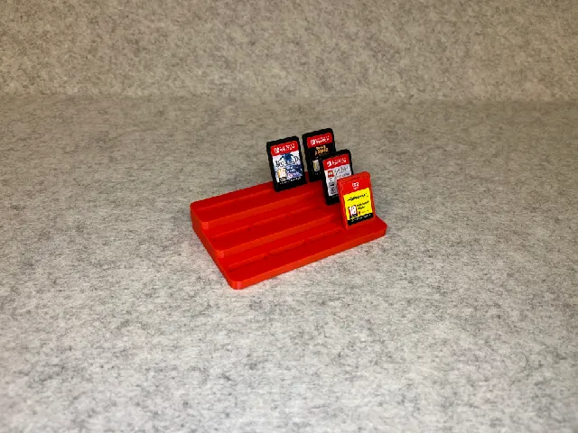 Display stand holder for 12 Nintendo Switch games