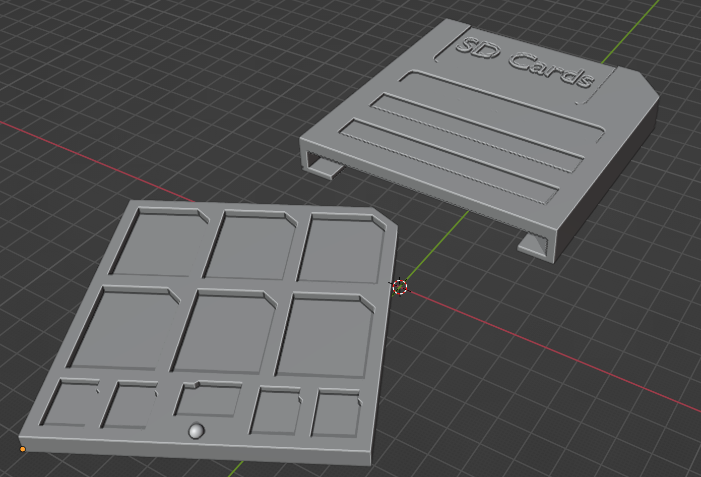 SD card holder Floppy Disc