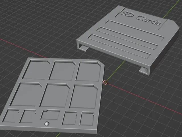 SD card holder Floppy Disc