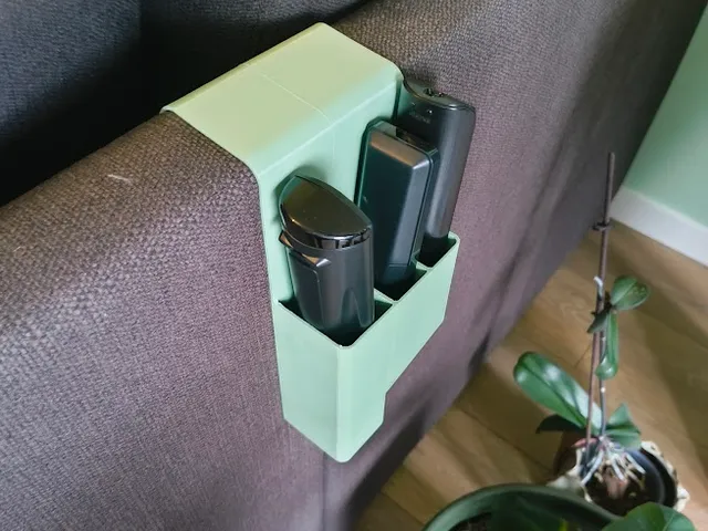 Remote control holder for on a couch