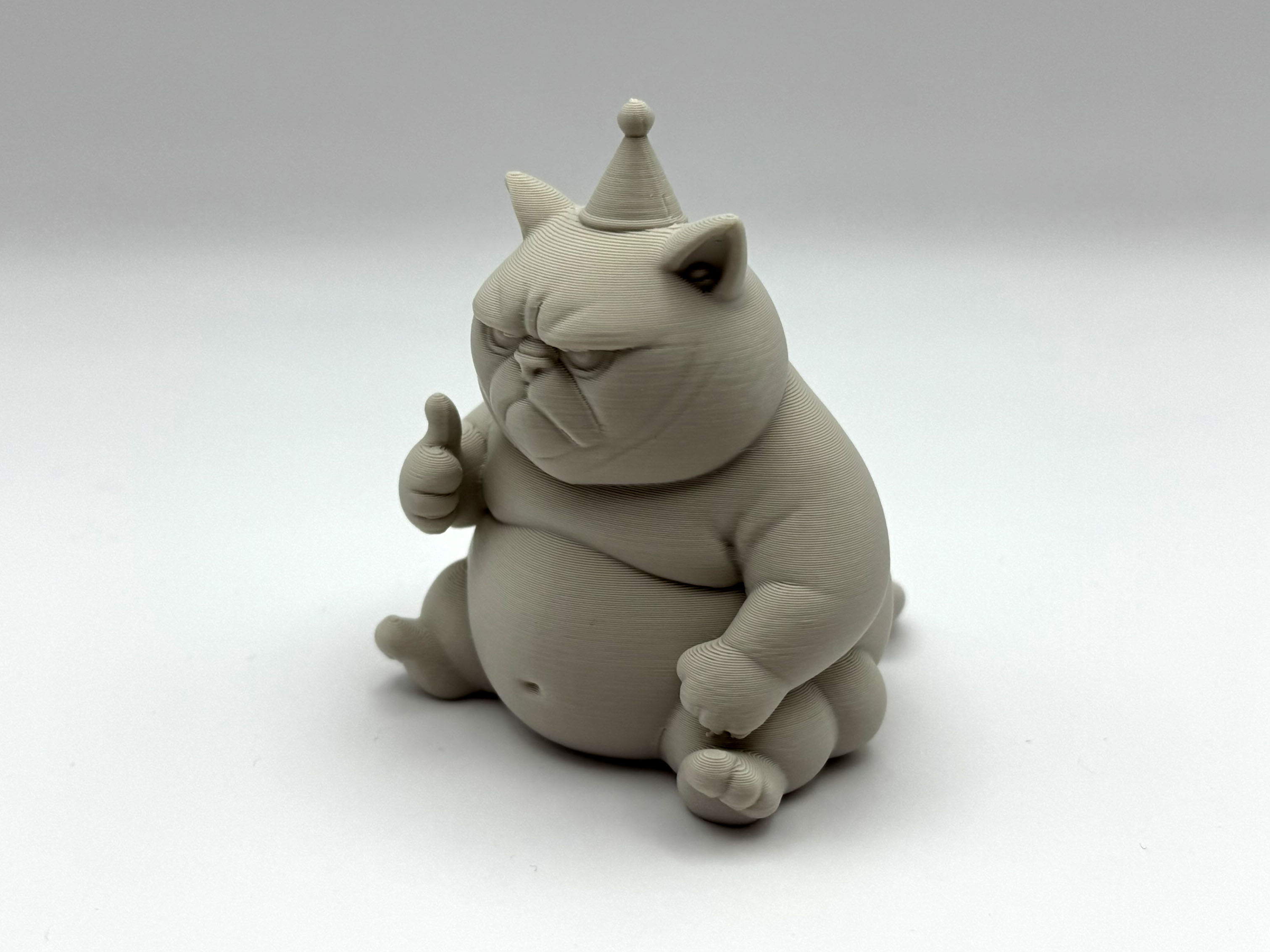Miniatura 4 do modelo 3D Grumpy Birthday Kitten