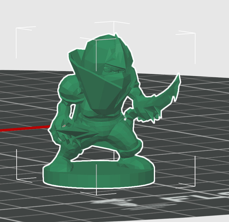 Warcraft board game replacement mini - Alissi in T1 raid set — thumbnail 5