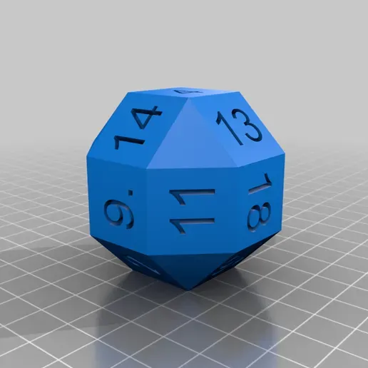 18 sided Dice by DodoRC | Download free STL model | Printables.com
