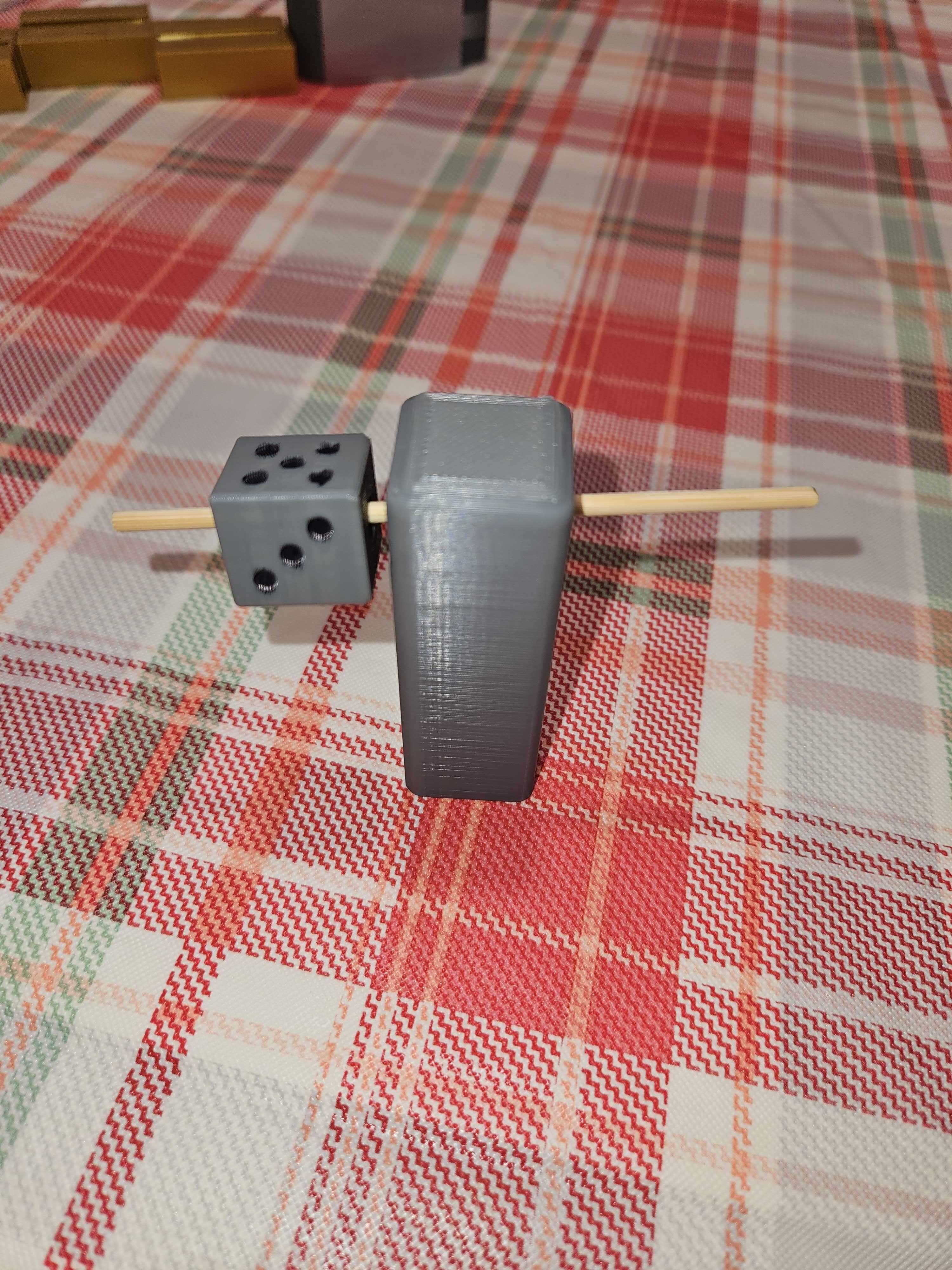 Dice Tube Magic Trick