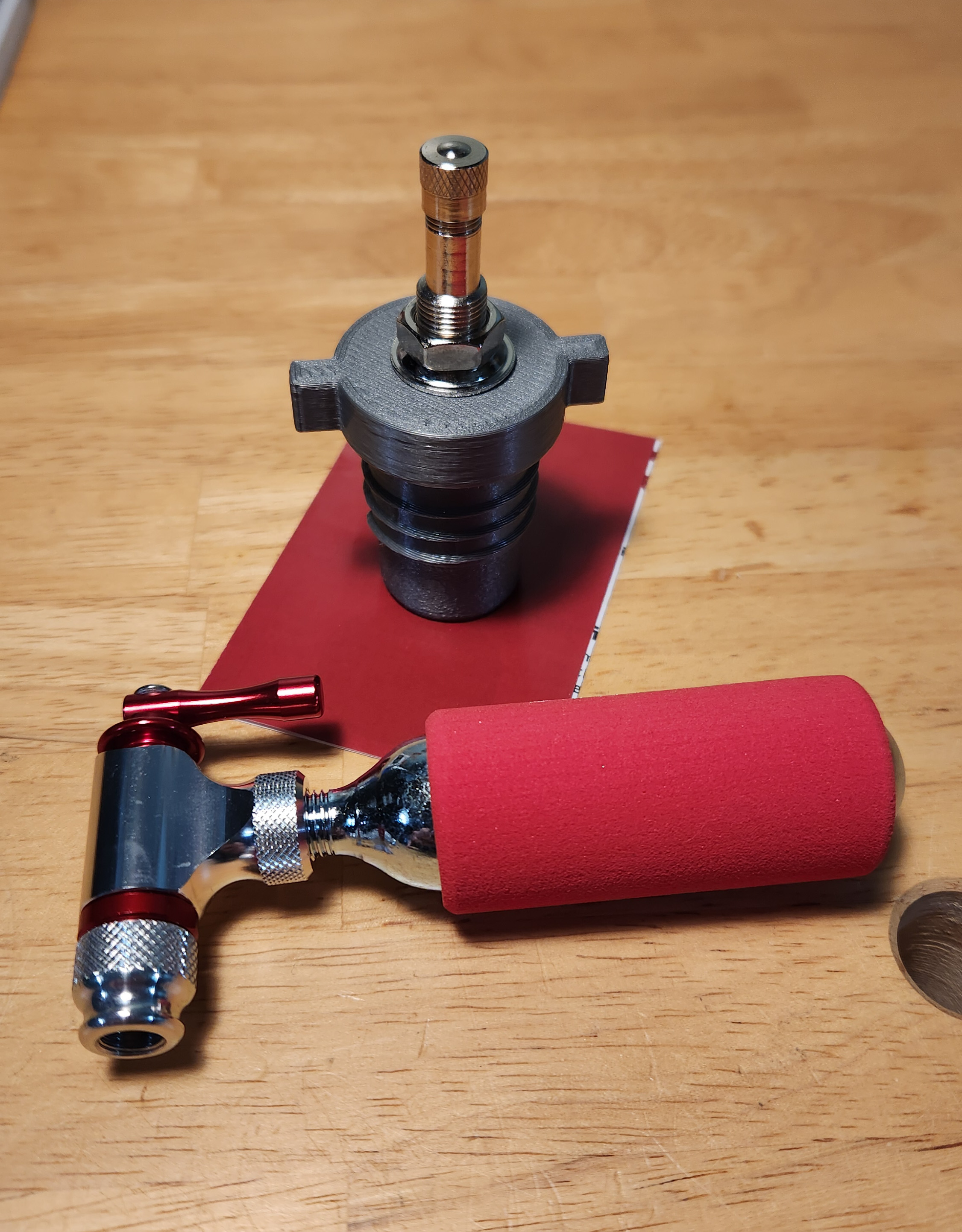 Pinter Brewer Schrader CO2 Recharge Adapter (Remix)