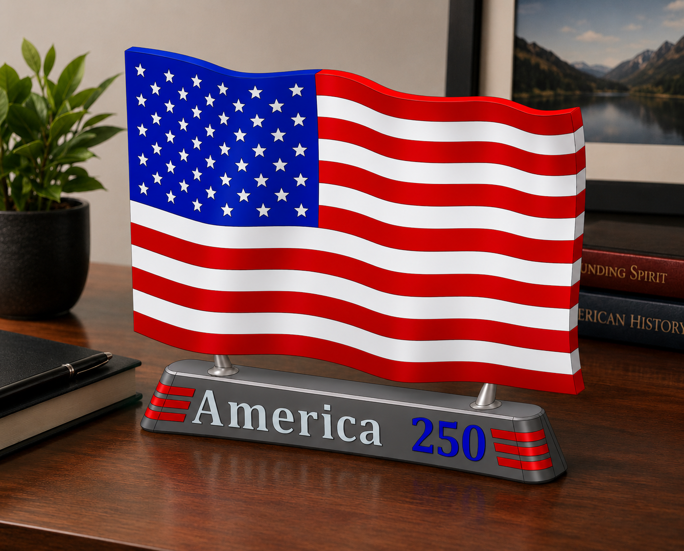 INDX Ready - USA Flag and Base