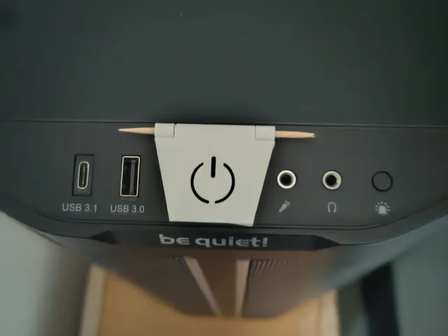 Be Quiet pure Base 500DX Power Button Cover