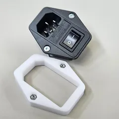 IEC C14 Power Inlet Mounting Adapter