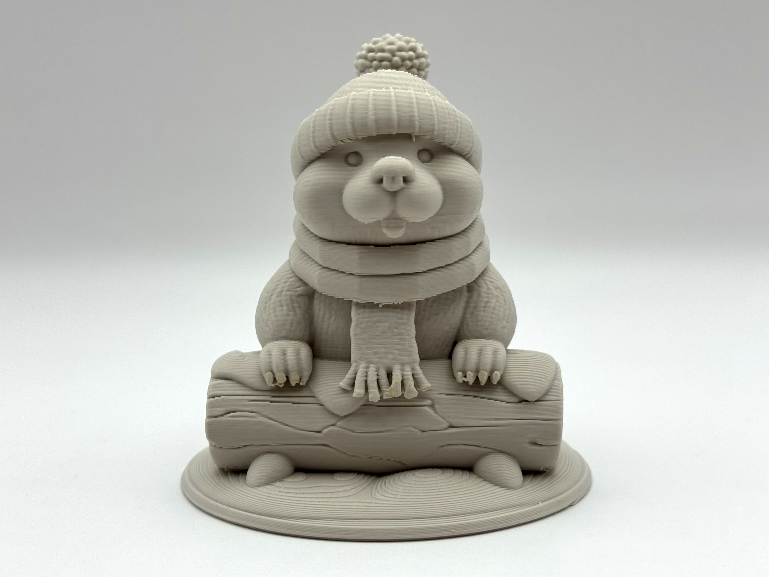 Cute Winter Beaver