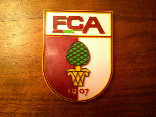 FC Augsburg Logo Coaster or Plaque