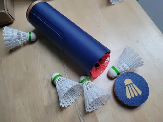 Badminton shuttlecock box