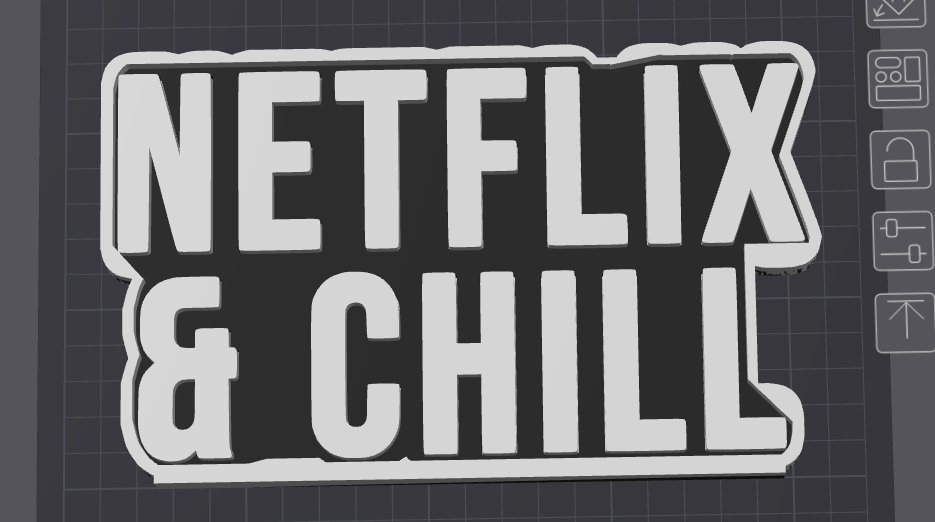 Netflix a chill logo