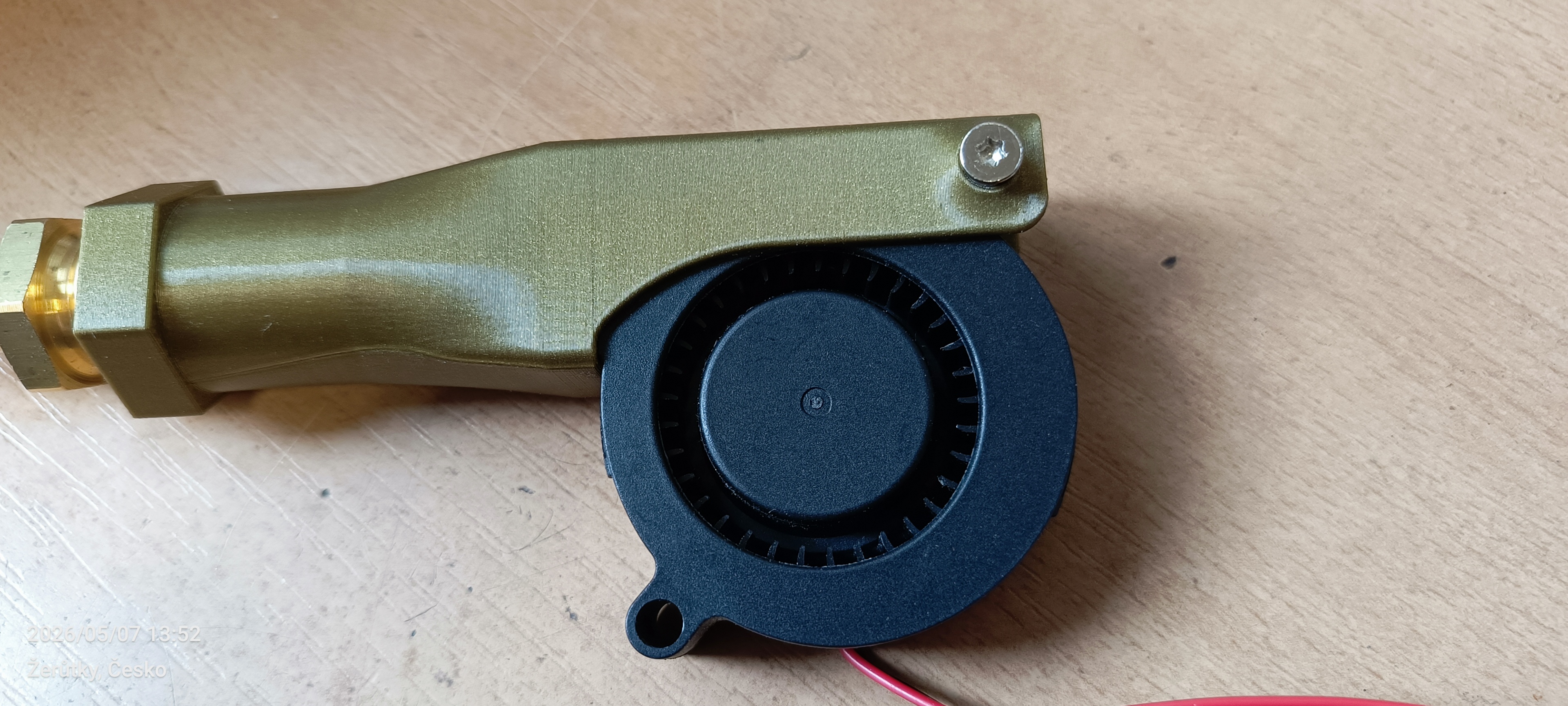 Adaptér pro axiální ventilátor - Udírna