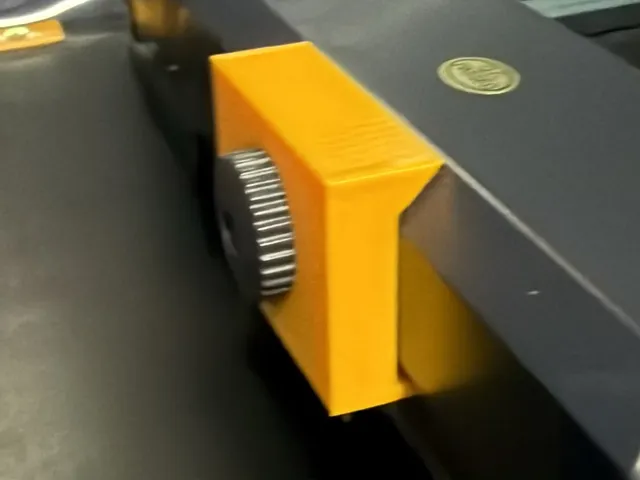 Y axis stopper more wide and less height