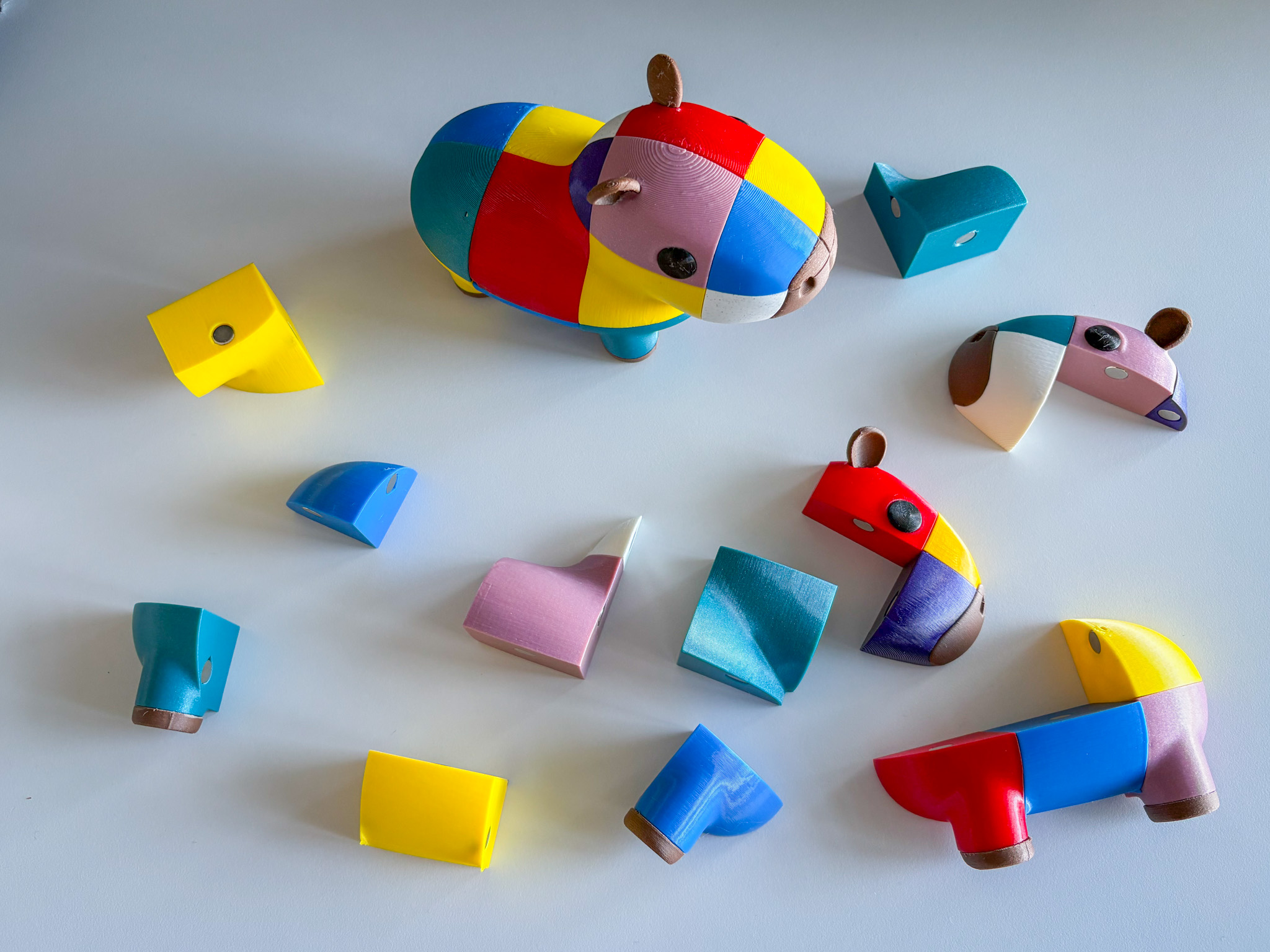 Miniatura 2 do modelo 3D Capybara Cubes