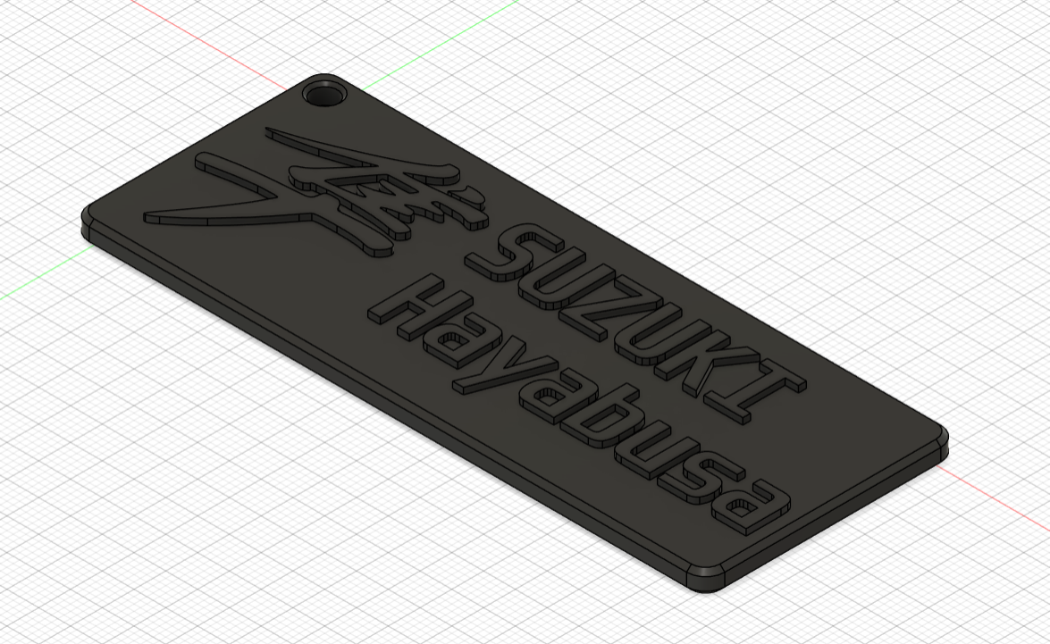 Suzuki Hayabusa inspired Keyring