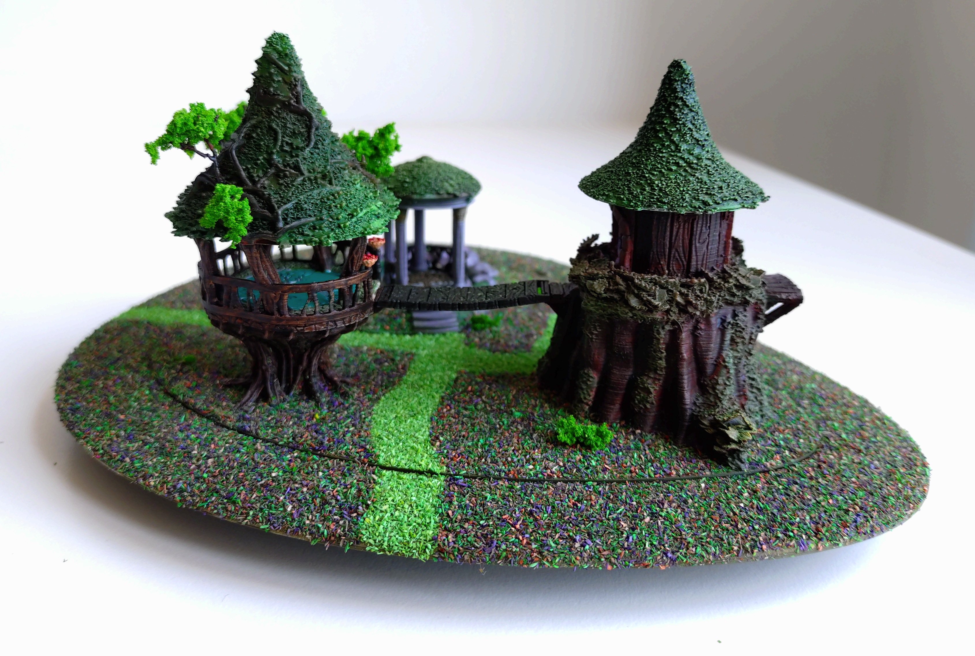 Curved/irregular Warmaster Revolution dense terrain base