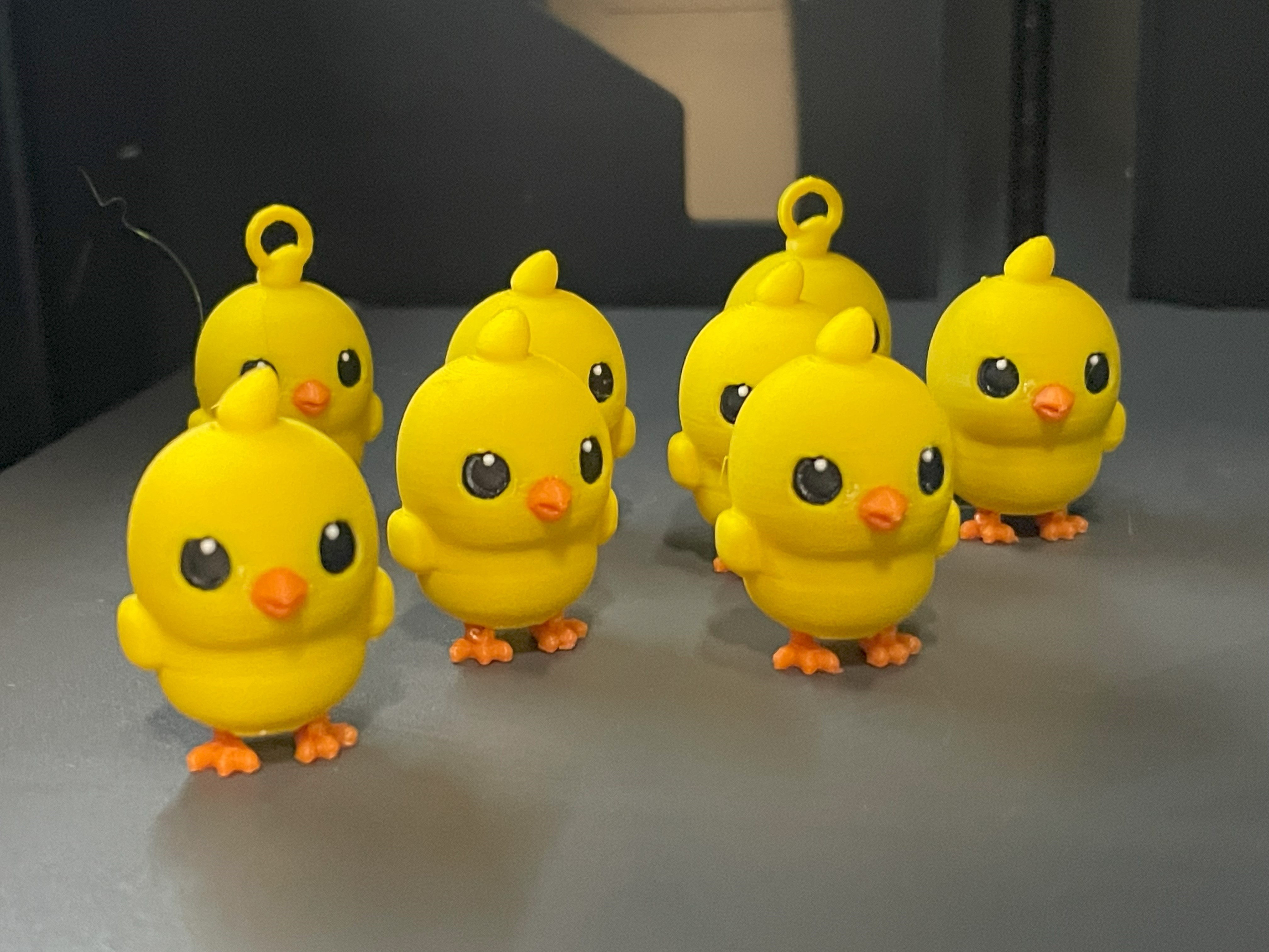 Miniatura 5 do modelo 3D Cute Easter Chicks