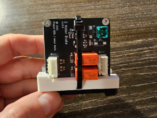 Z Motor Brake PCB holder for DIN rails