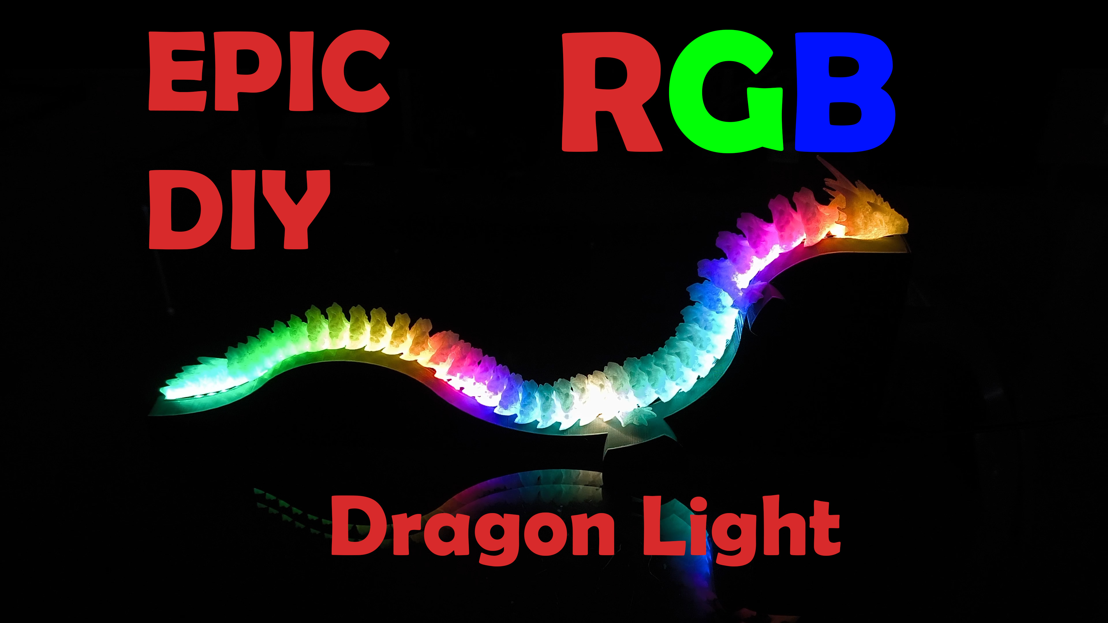 Epic DIY RGB Dragon Light