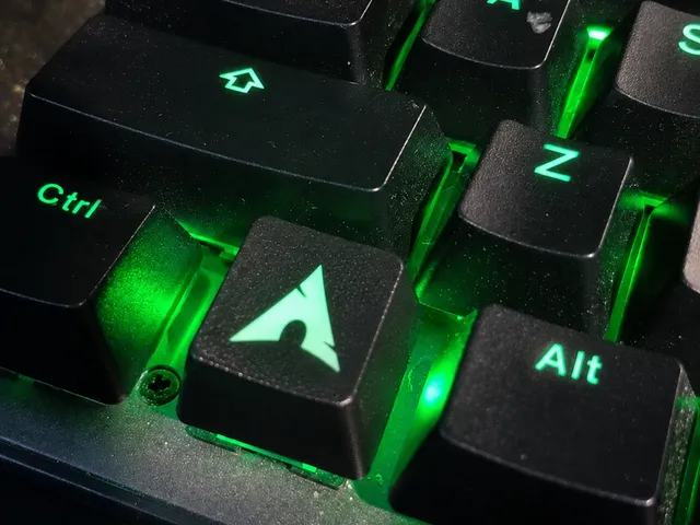 mechanical arch linux keycap
