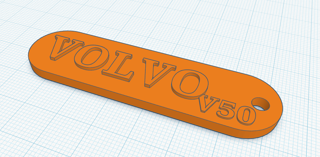 VOLVO V50 Keychain