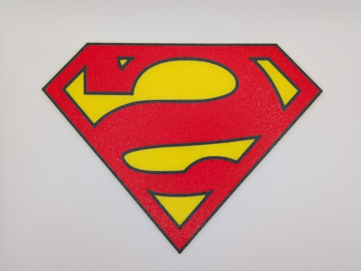 Bizzaro Superman shield