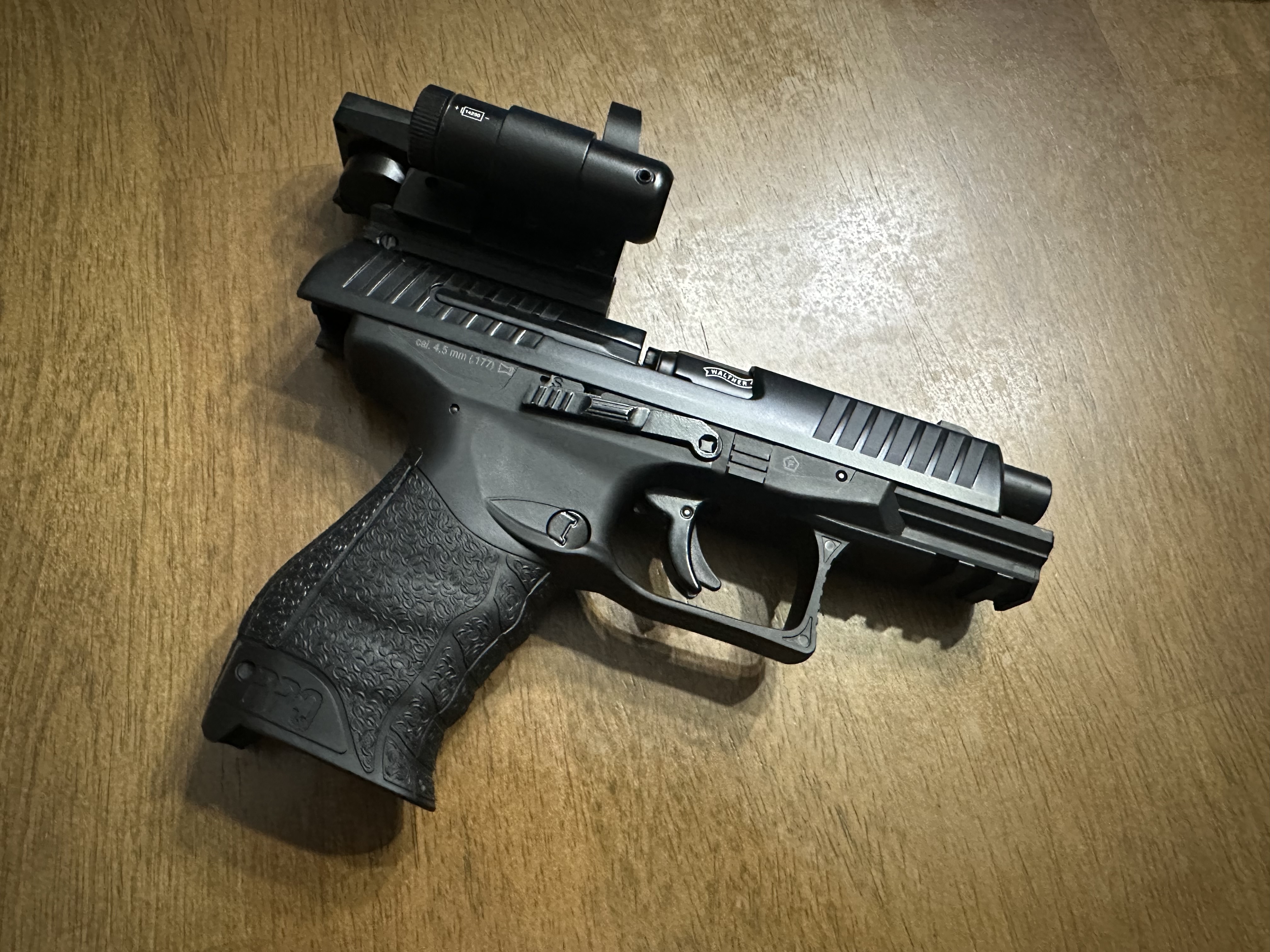 Picatinny Rail for Walther PPQ CO2 Pellet Pistol