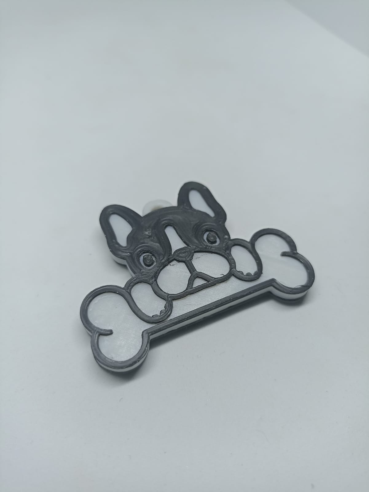 PLACA BULLDOG PERRO / DOG TAG