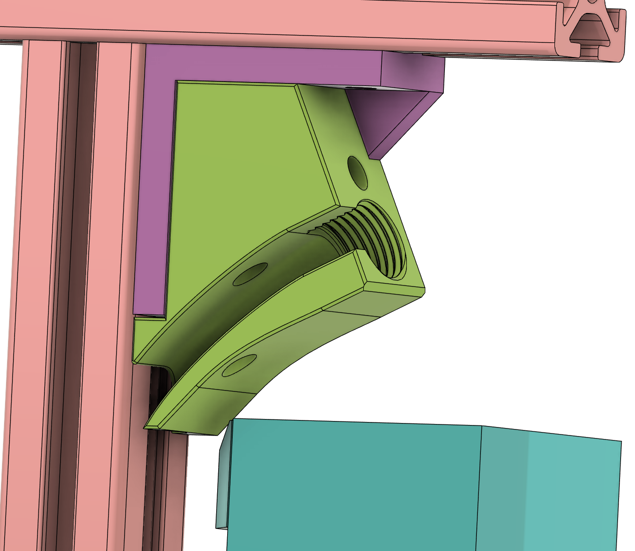 2040 Bracket PG7 Mount — miniatura 2