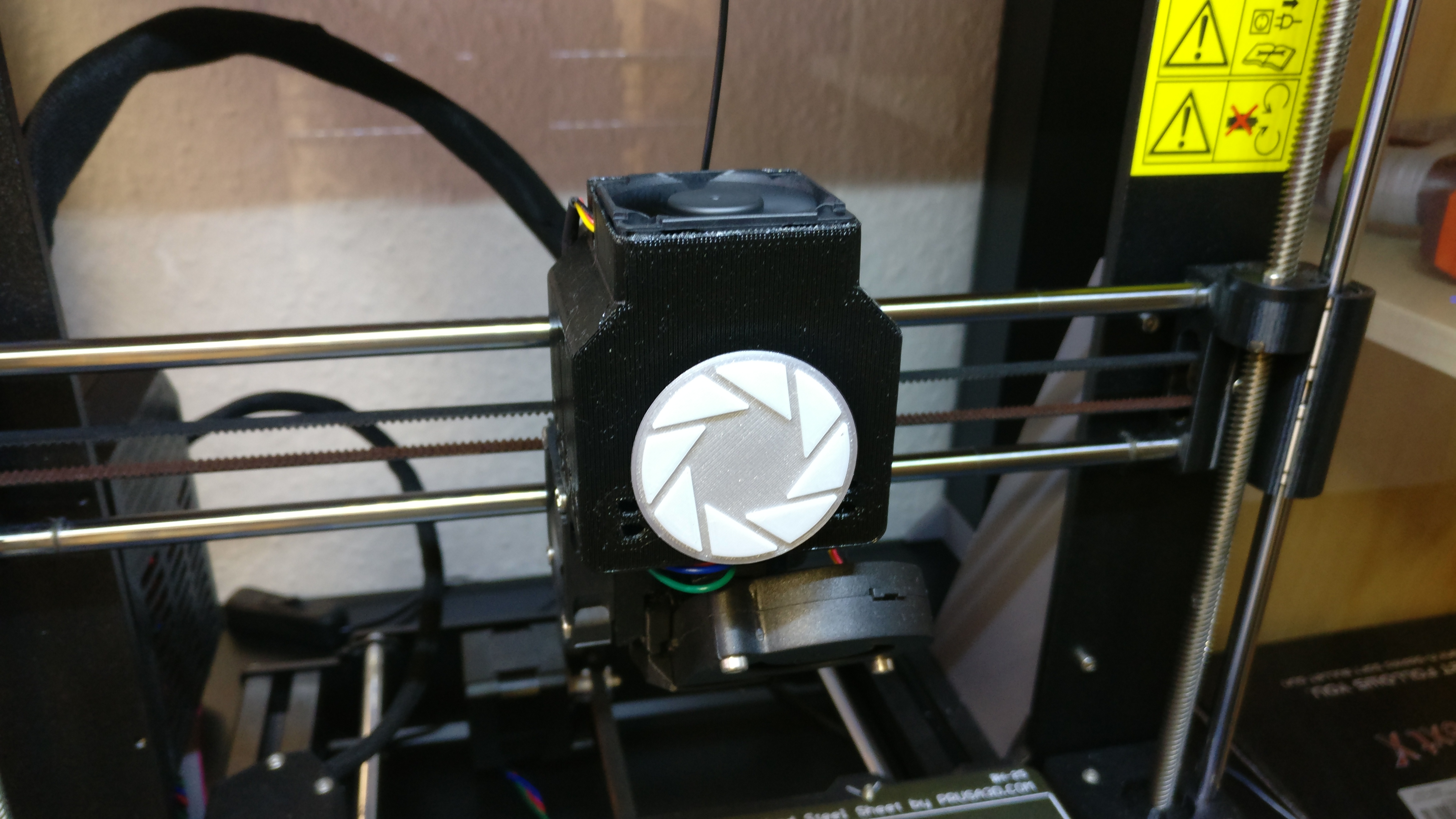 Prusa MK3S Extruder Cooler - With Extruder Rotation Indicator Drillhole Mark