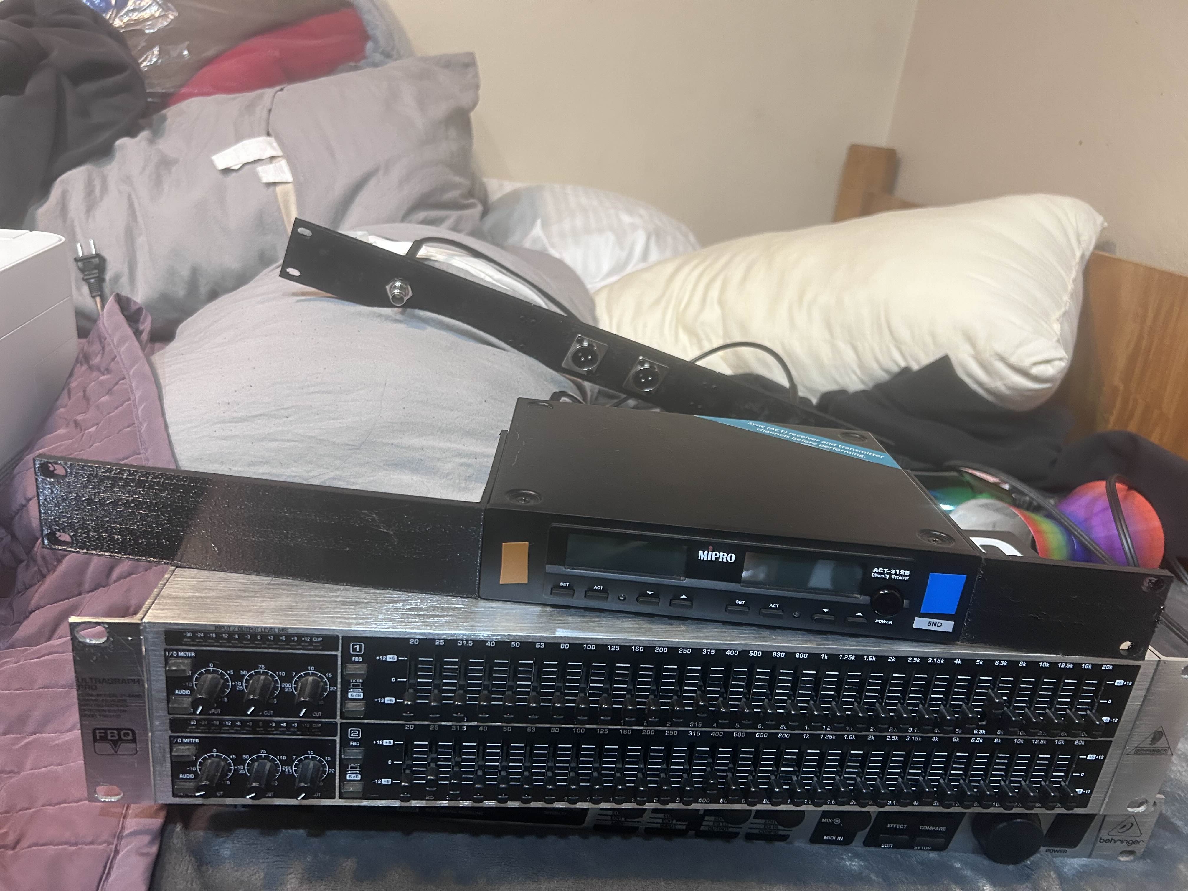 Rack Mount Brackets for Mipro ATC-312B