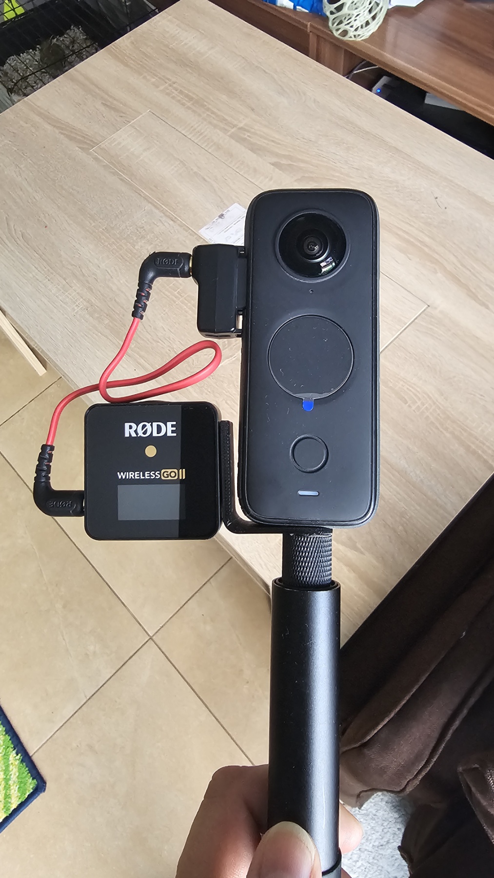RODE cold shoe for Insta360