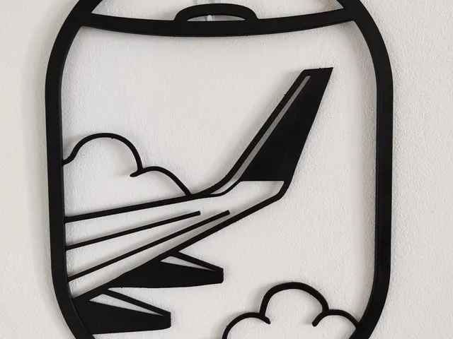 Airplane window wall art
