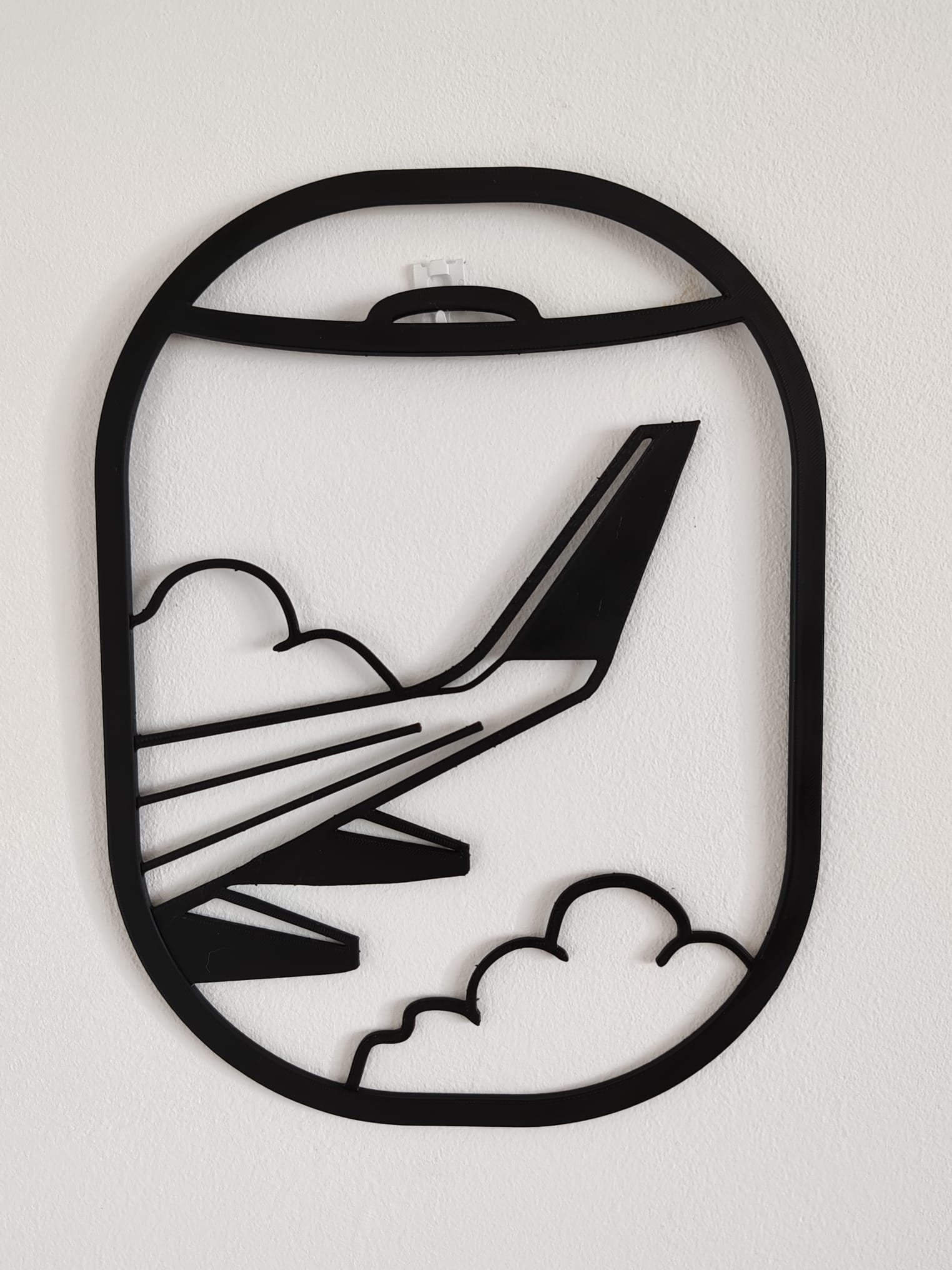 Airplane window wall art