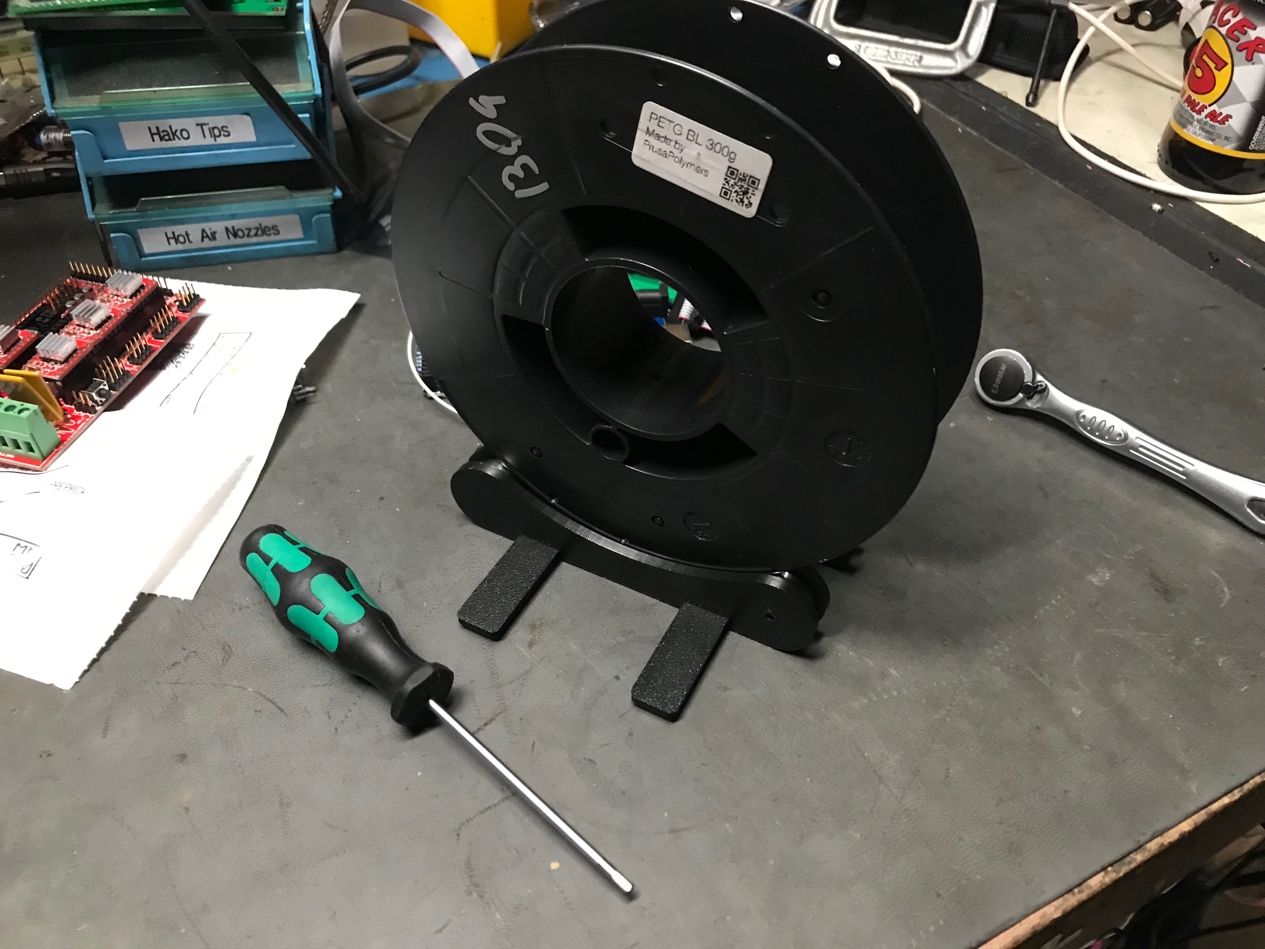 Adjustable Desktop Spoolholder [SCAD] — thumbnail 3
