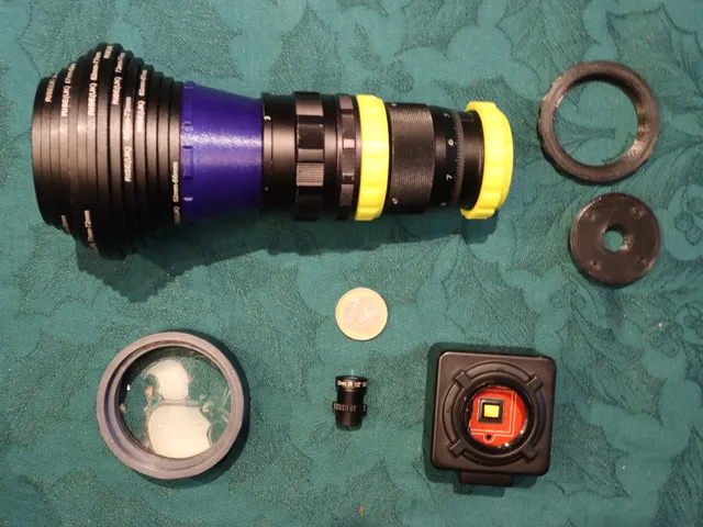 Thread adapters M42 : T2, camera filter 52mm 55mm 58mm