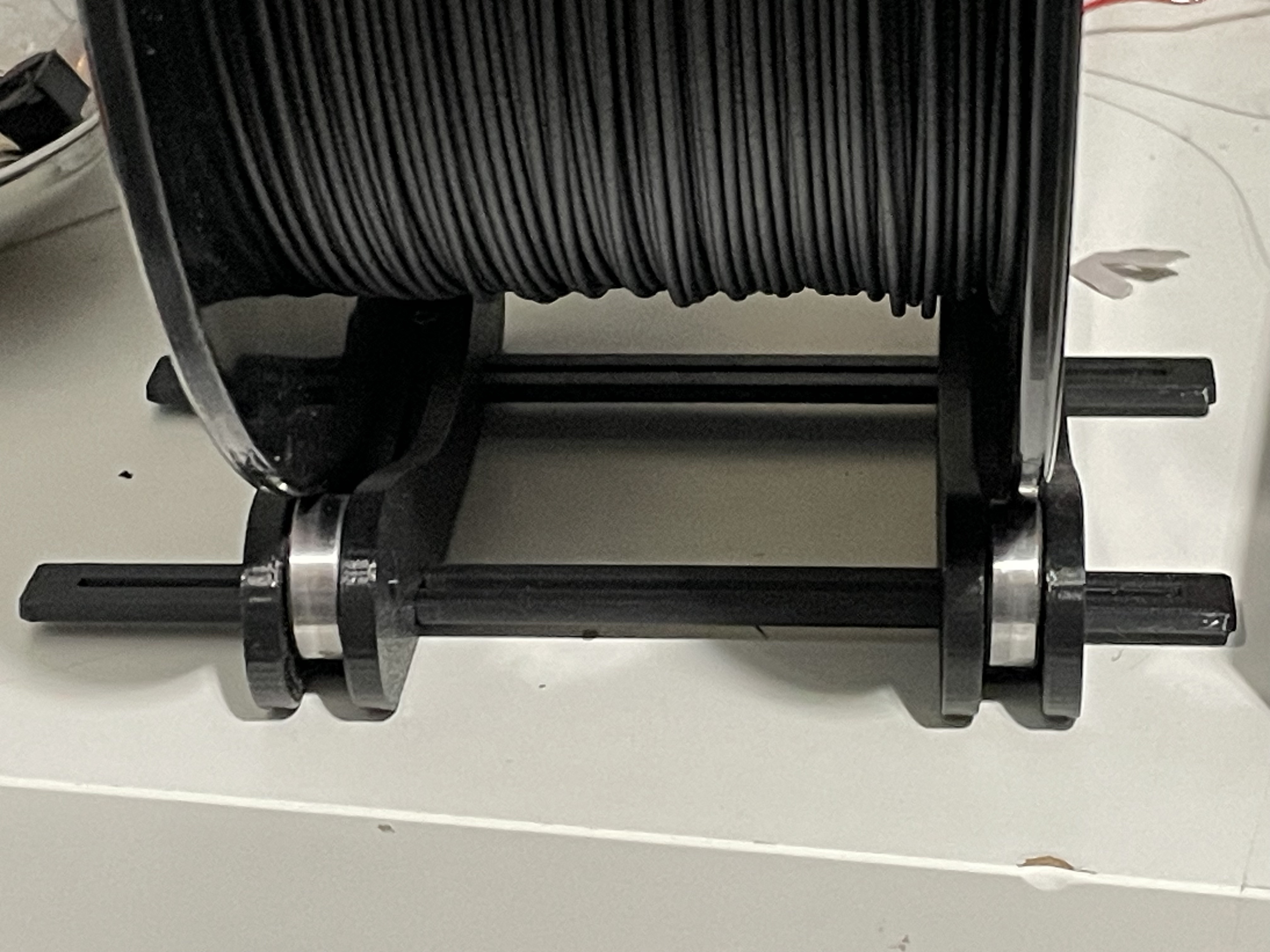 Longer (170mm) Prusa spool holder bars for wider filament spools