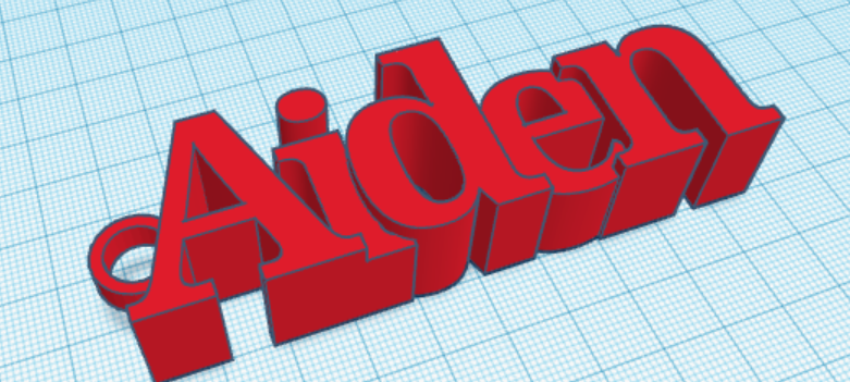 Aiden Keychain
